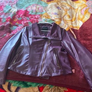 Faux Leather Biker Jacket